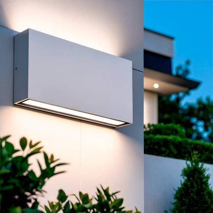 Lumexa Lumingavo LED Buiten Wandlamp Up/Down 10W Wit IP54