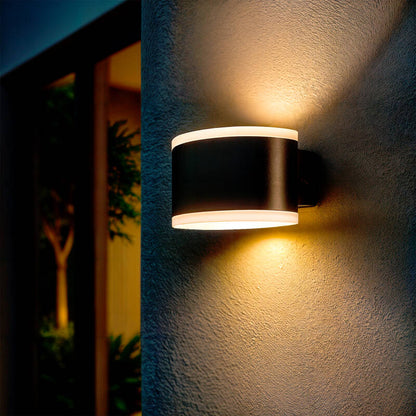 Lumexa Bertolaro LED Buiten Wandlamp 15W Rechthoekig Zwart