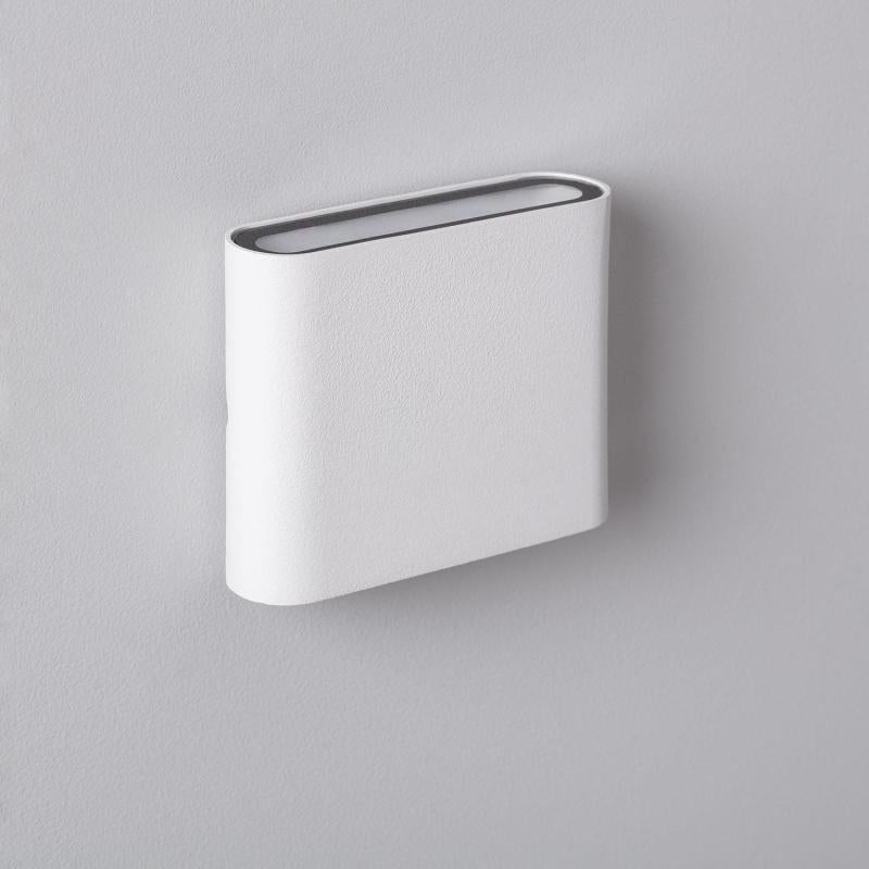 Lumexa Lumano LED Buiten Wandlamp Up/Down 6W Vierkant Wit IP65