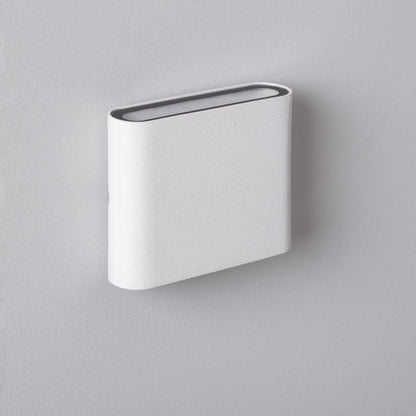 Lumexa Lumano LED Buiten Wandlamp Up/Down 6W Vierkant Wit IP65