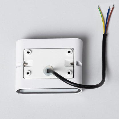 Lumexa Lumano LED Buiten Wandlamp Up/Down 6W Vierkant Wit IP65