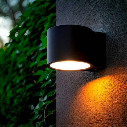 Lumexa Kudaro LED Buiten Wandlamp 7W Mat Zwart