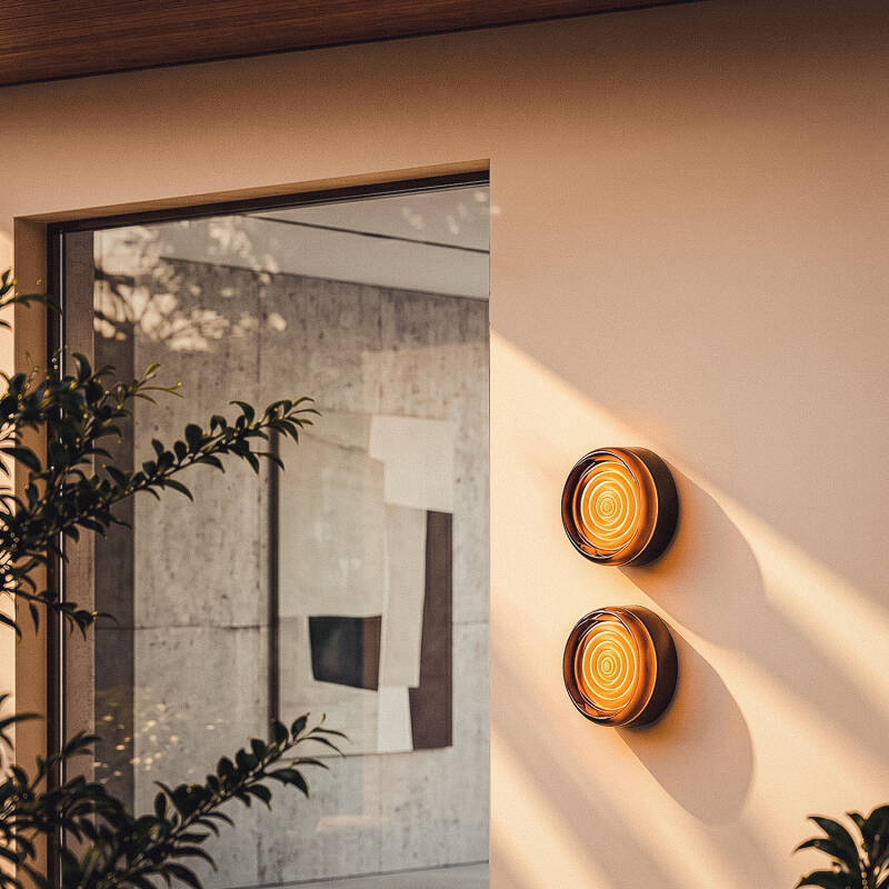 Lumexa Orvaro LED Buiten Wandlamp Ø14 cm