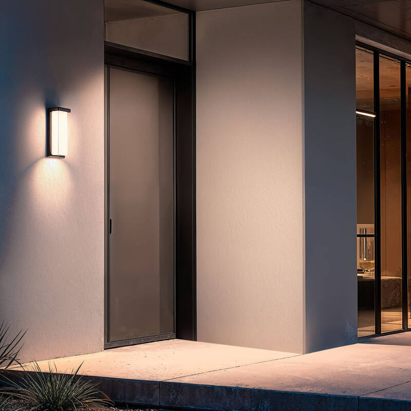 Lumexa Tyronaro LED Buiten Wandlamp Aluminium Zwart