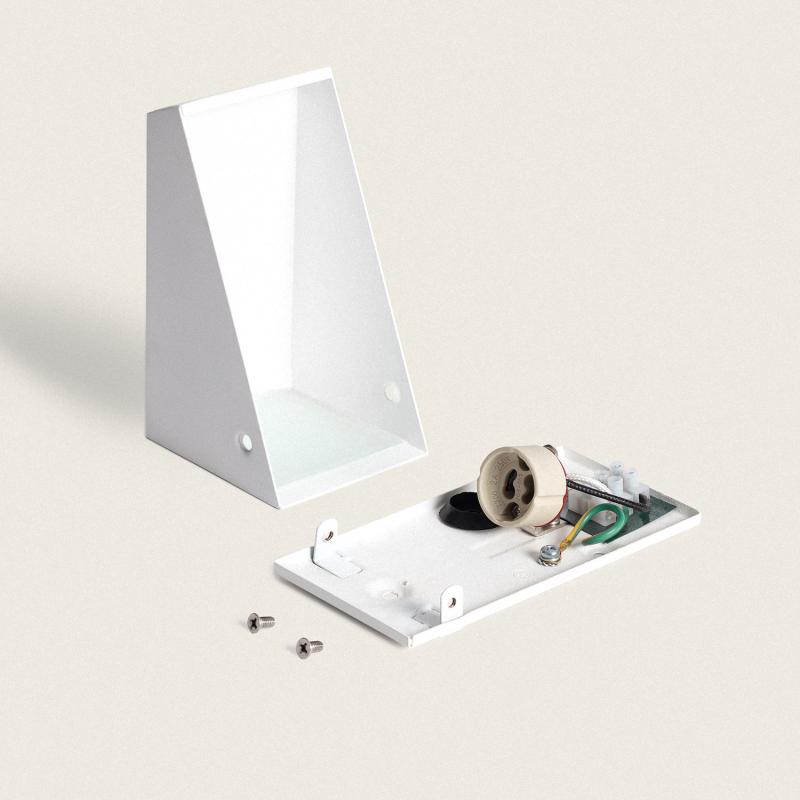 Lumexa Ruzavo Buiten Wandlamp Metaal en Glas IP44 GU10