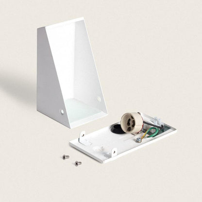 Lumexa Ruzavo Buiten Wandlamp Metaal en Glas IP44 GU10