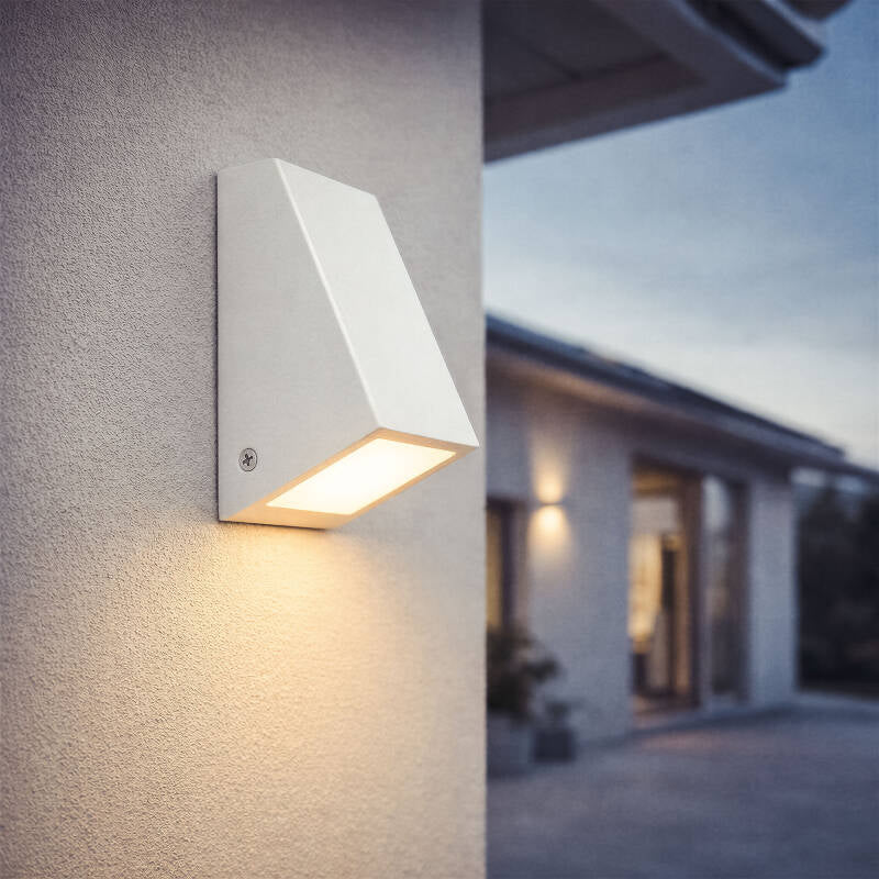Lumexa Ruzavo Buiten Wandlamp Metaal en Glas IP44 GU10