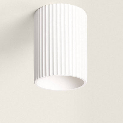 Columo plafondlamp gips wit