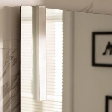LED spiegelverlichting wandlamp aluminium zij-aanzicht