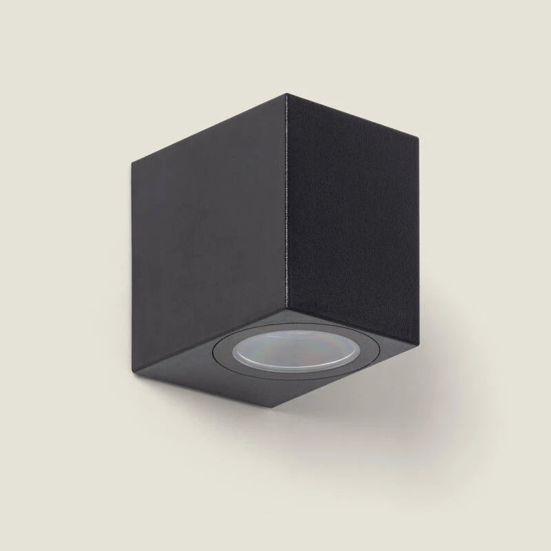 Lumexa Misenaro Buiten Wandlamp Zwart IP44 GU10