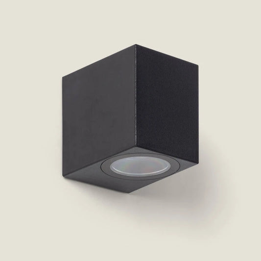 Lumexa Misenaro Buiten Wandlamp Zwart IP44 GU10