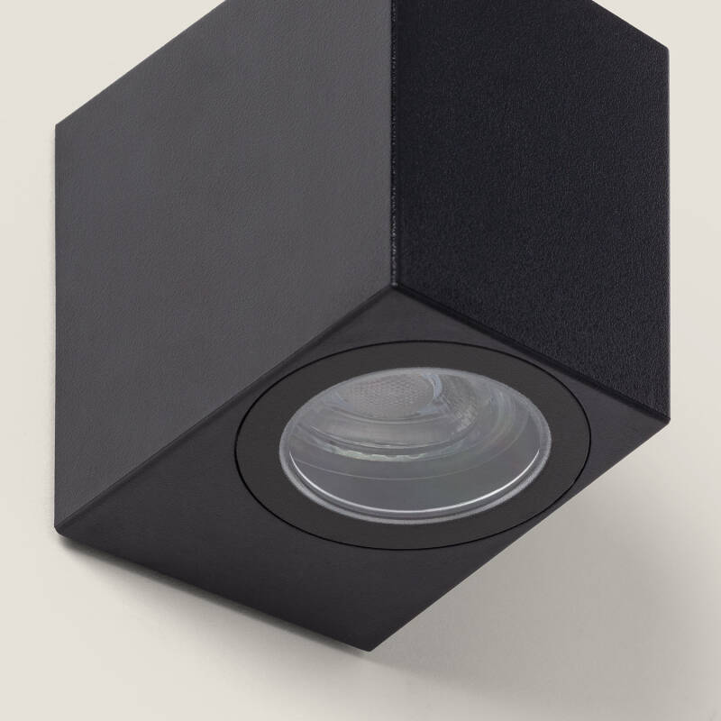 Lumexa Misenaro Buiten Wandlamp Zwart IP44 GU10