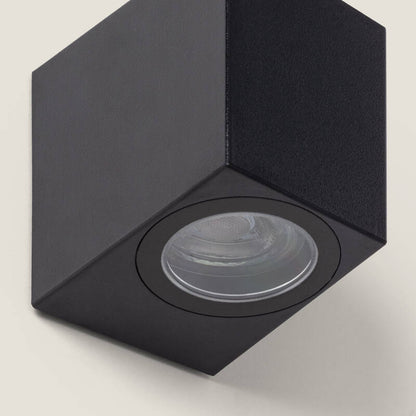 Lumexa Misenaro Buiten Wandlamp Zwart IP44 GU10
