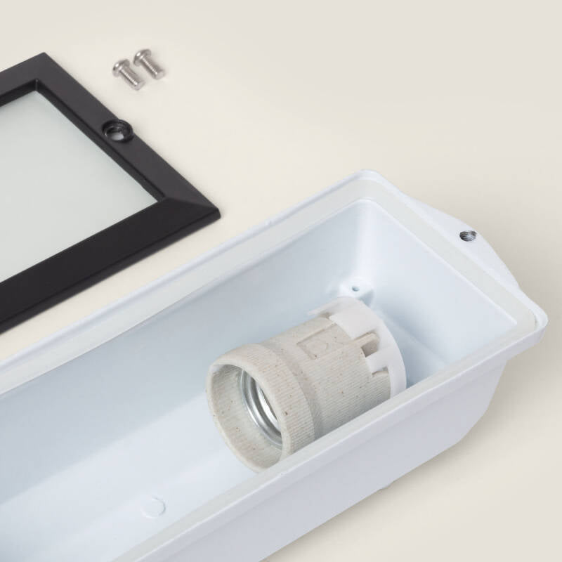 Lumexa Nicharo Wandinbouwarmatuur E27 Zwart IP44