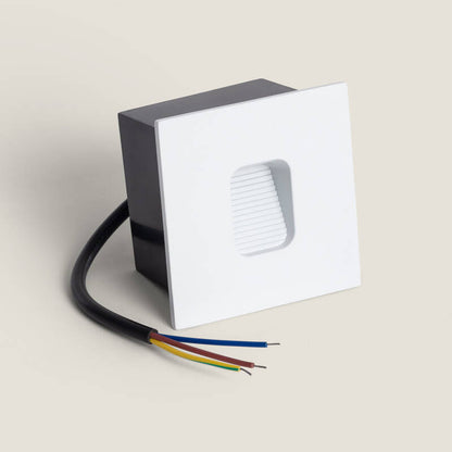 Lumexa Olitaro LED Wandinbouwspot Vierkant Wit
