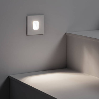 Lumexa Olitaro LED Wandinbouwspot Vierkant Wit