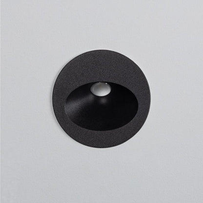 Lumexa Conaro LED Wandinbouwspot 3W Rond Zwart