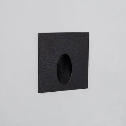 Lumexa Ellisavo LED Wandinbouwspot 3W Vierkant Zwart