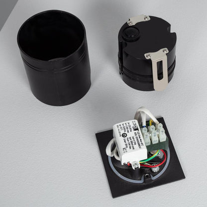 Lumexa Ellisavo LED Wandinbouwspot 3W Vierkant Zwart