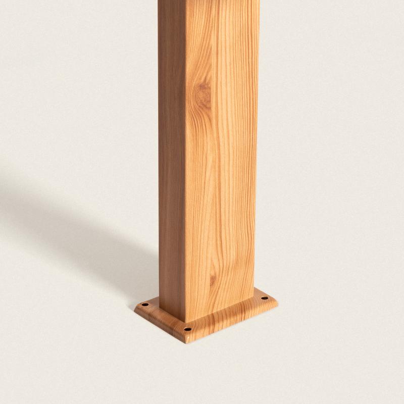 Lumexa Isobavo Buitenbaken 50 cm RVS en Glas E27