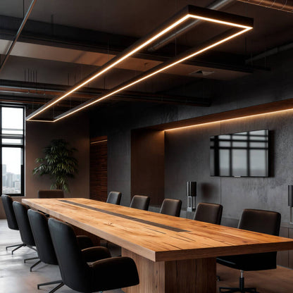 Linbaro LED lineaire lichtbalk zwart detail
