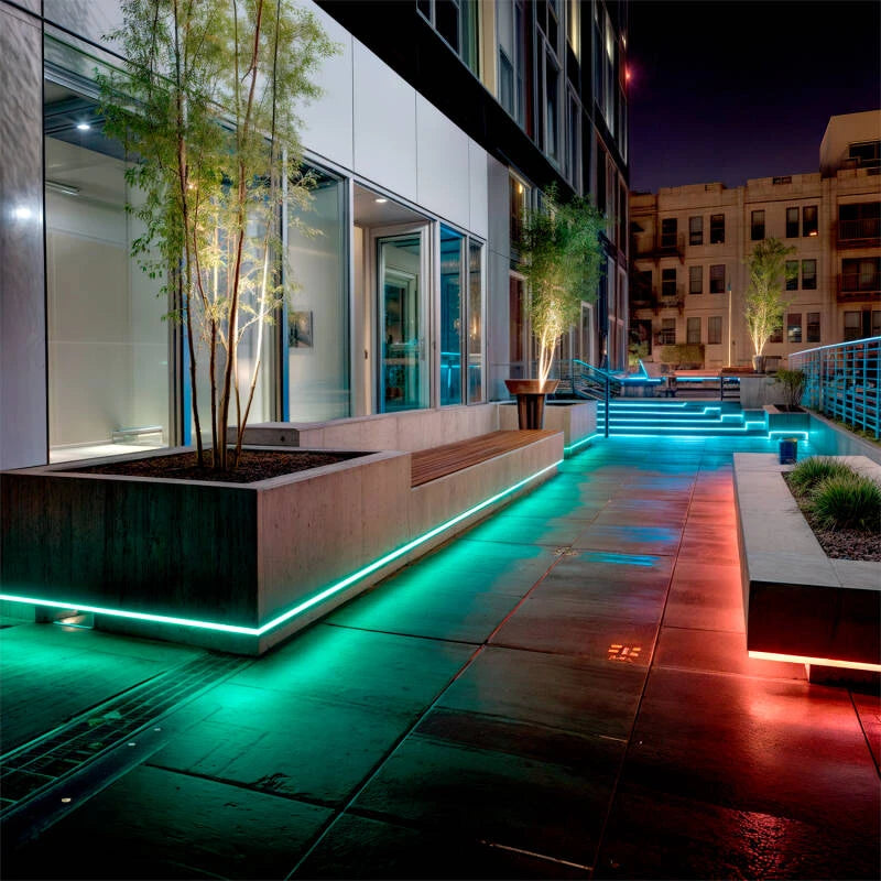 Lumexa Rgbano LED-strip RGB 230V 60 LED/m IP65 Rol 50 m