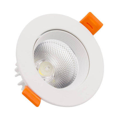 Lumexa Downlight COB Rond Richtbaar LED 9W Wit Zaagmaat Ø90 mm No Flicker