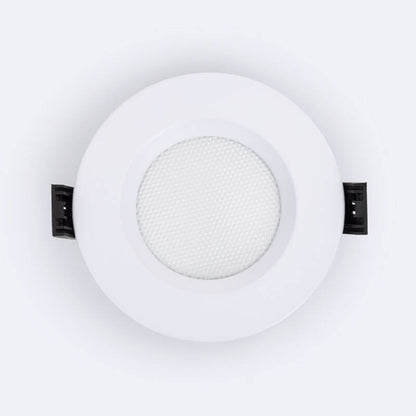 Aerano | Downlight rond microprismatisch | zaagmaat Ø75mm | 2700K | 7W | IP44