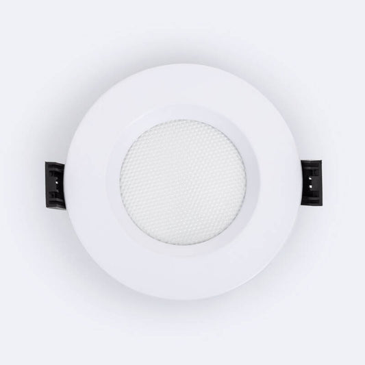Aerano | Downlight rond microprismatisch | zaagmaat Ø75mm | 2700K | 7W | IP44