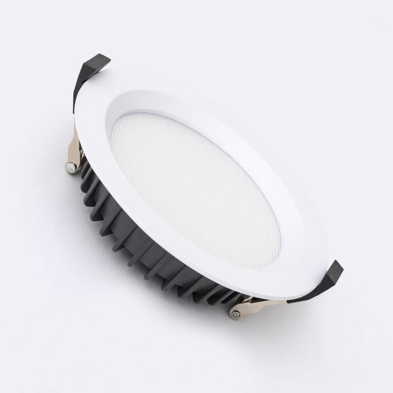 Aerano | Downlight rond microprismatisch | zaagmaat Ø75mm | 2700K | 7W | IP44