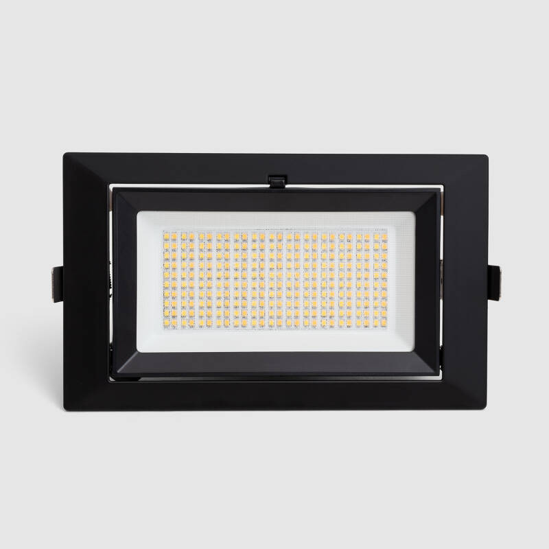 Lumexa LED Downlight Richtbaar 38W Rechthoekig Zwart Samsung