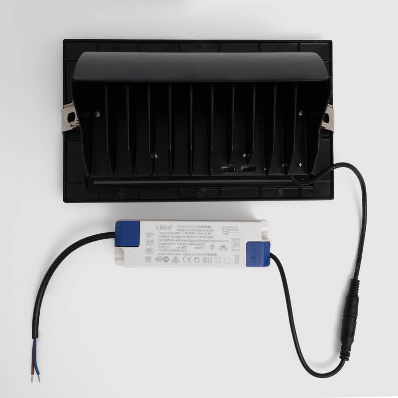 Lumexa LED Downlight Richtbaar 38W Rechthoekig Zwart Samsung