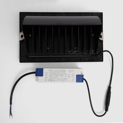 Lumexa LED Downlight Richtbaar 38W Rechthoekig Zwart Samsung
