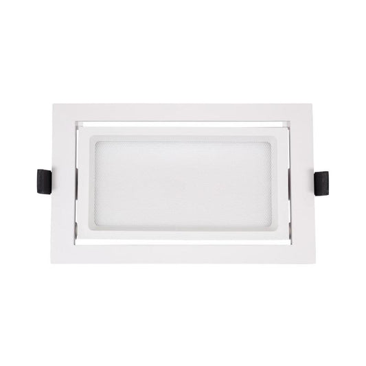 Inbouwdownlight richtbaar rechthoekig | CCT | 38W