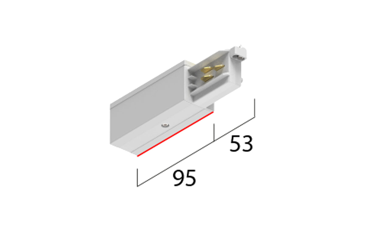 MacBright EUTRAC 3F OneTrack Eindvoeding Rechts
