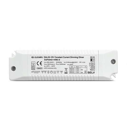 1-10V & DALI Constant Current Dimbaar Driver 30W