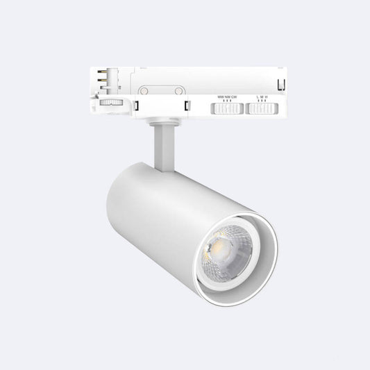 Fasanaro 3-fase railspot 30W CCT DALI dimbaar wit