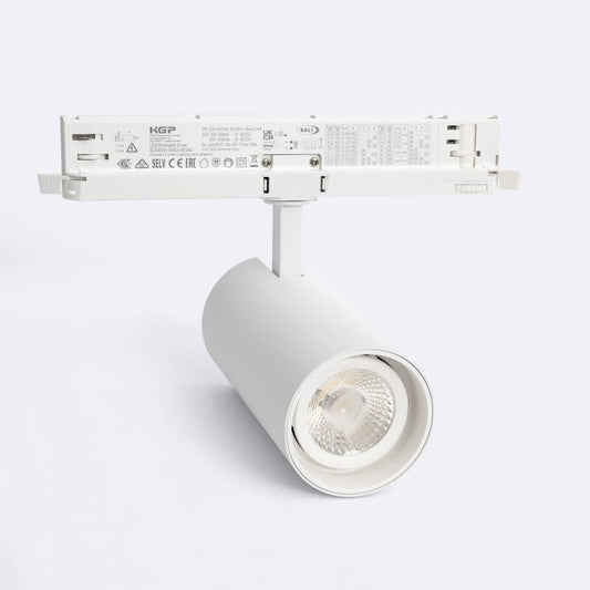 Fasavo 3-fase railspot 30W DALI dimbaar wit