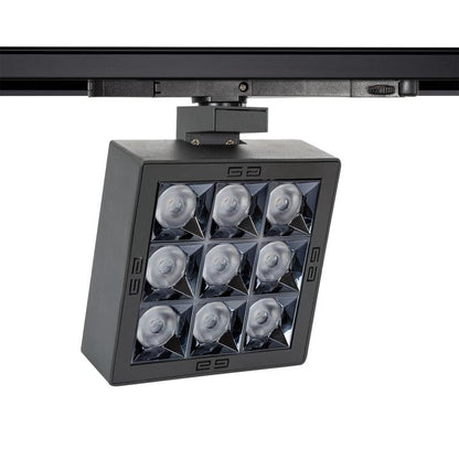 Marlino LED 3-fase railspot zwart packshot