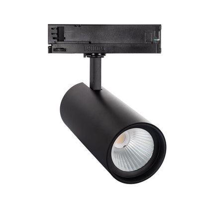 Angelaro LED 3-fase railspot zwart zijaanzicht