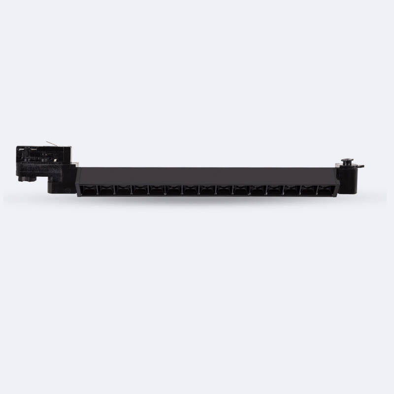 Linearo lineaire LED railspot zwart zijaanzicht