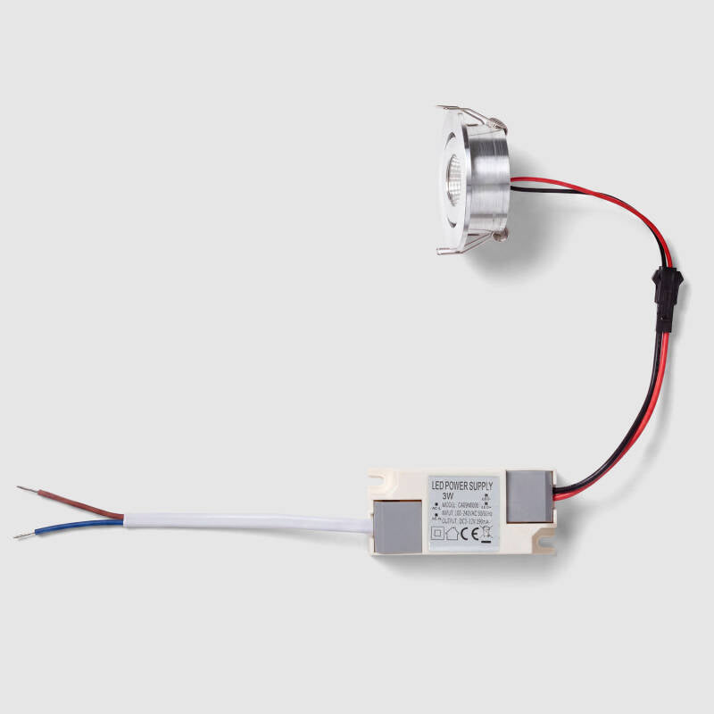 Lumexa Minivo LED Downlight COB Richtbaar Zilver Zaagmaat Ø45 mm