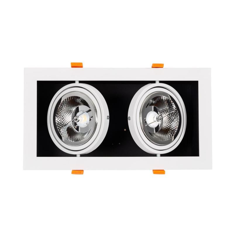 Kardivo LED dubbele kardan inbouwspot detail