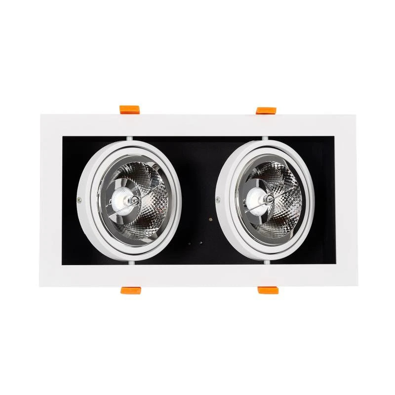 Kardivo LED dubbele kardan inbouwspot afmetingen
