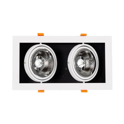 Kardivo LED dubbele kardan inbouwspot afmetingen
