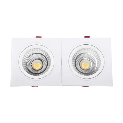 Duoparo LED inbouw downlight dubbel detail