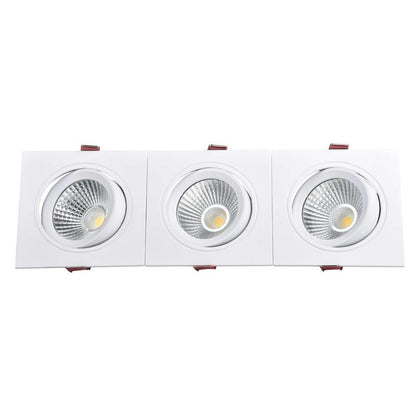Triparo LED inbouw downlight triple detail