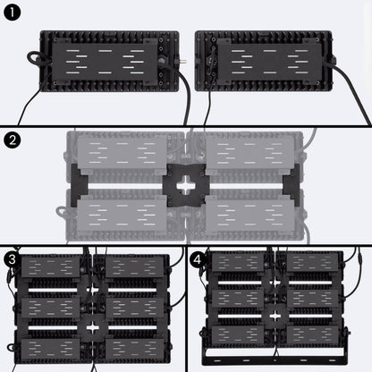 Lumexa Stadivo LED Stadion Schijnwerper 1200W 0-10V Horizontaal