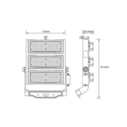 Lumexa Stadiaro LED Stadion Schijnwerper 900W