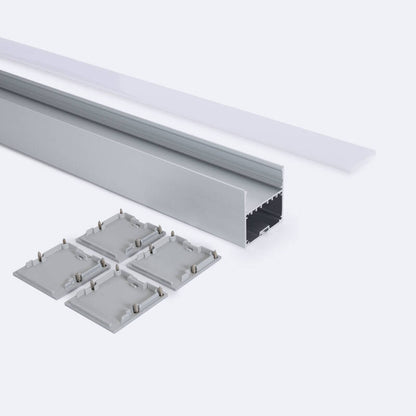 Aluminium profiel hangend groot | voor LED-strip tot 45mm
